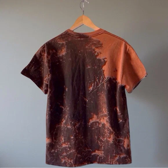 AC/DC Dirty Deeds Graphic Tee | Handmade Tie-Dye | Grunge Rock Aesthetic - Picture 3 of 7